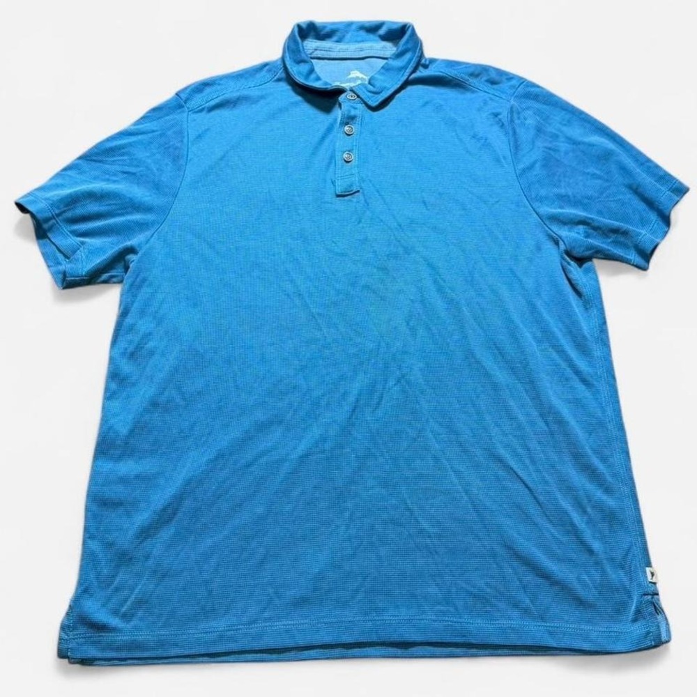 Tommy Bahama Lightweight Blue‎ Polo Shirt Size Large